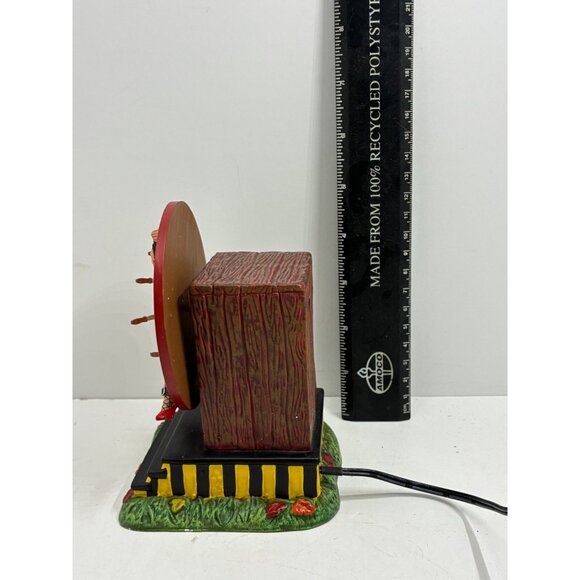 Dept 56 Halloween Magician & Target Lady Electric Animated Display Figurine Set - Picture 9 of 12